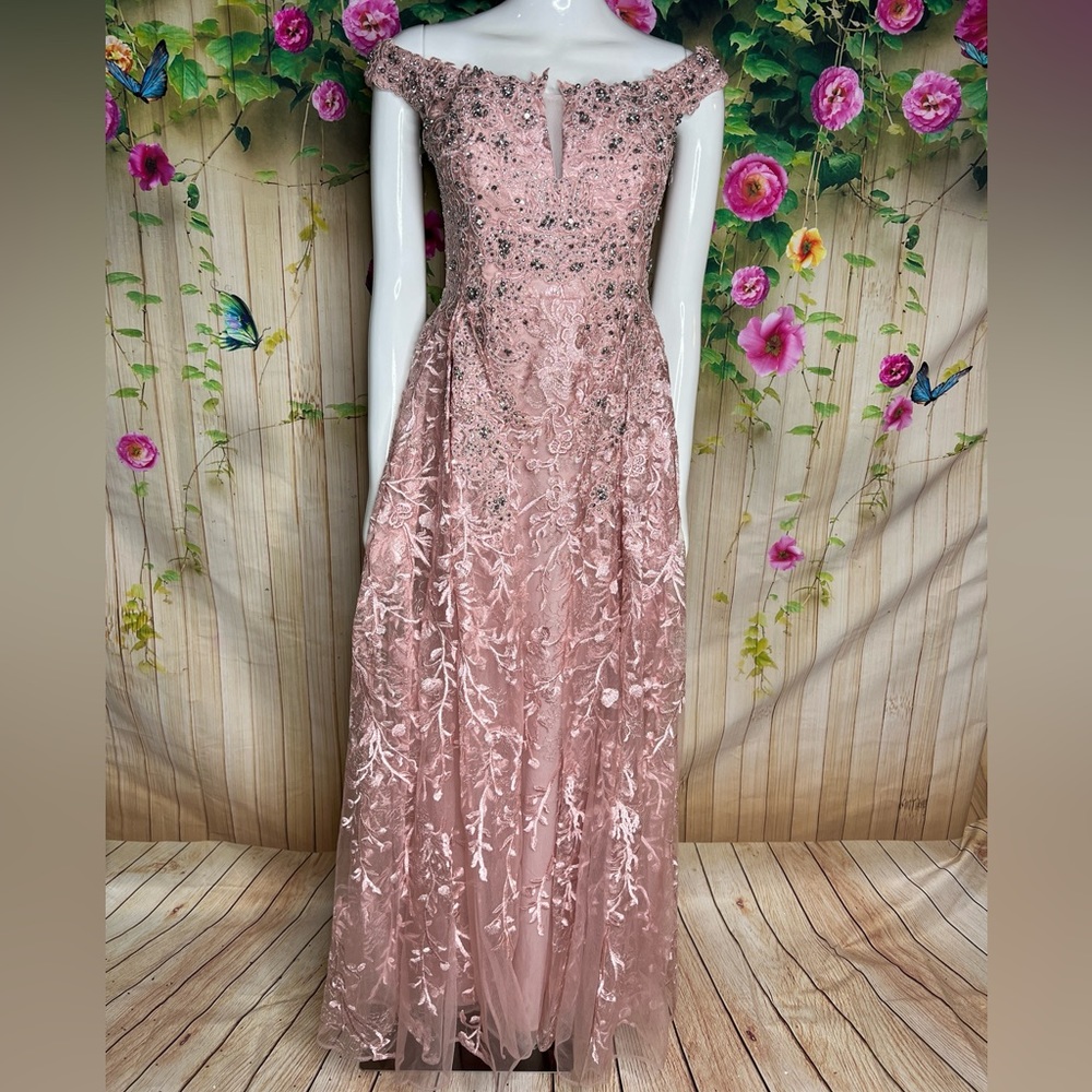 Cindy Collection Long Evening Gown